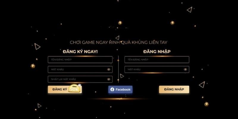 Bước đầu tiên để có thể bắt đầu tham gia trò chơi tại đây là đăng ký tài khoản
